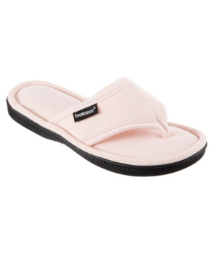 image of Isotoner Signature Women-s Heathered Campbell Knit Thong Slippers
