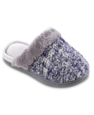 image of Isotoner Signature Women-s Sweater Knit Sheila Clog Slippers