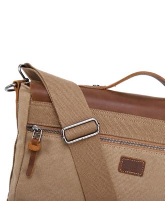 Hudson Canvas Messenger Bag