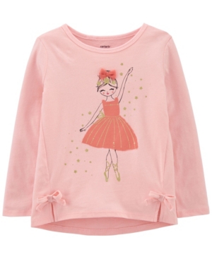 image of Carter-s Baby Girl Ballerina Jersey Tee