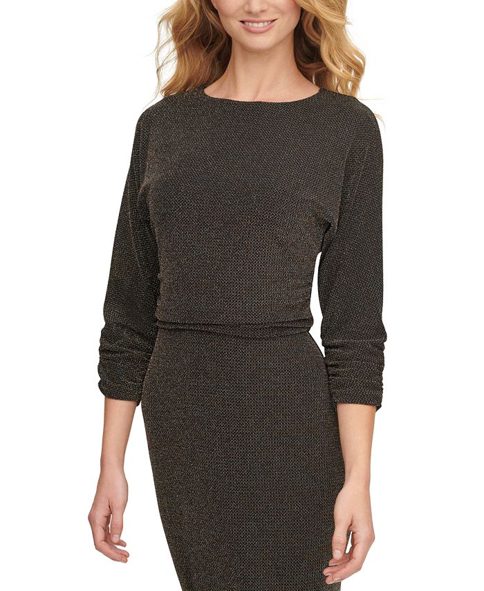 DKNY Blouson Knit Sheath Dress Macy's