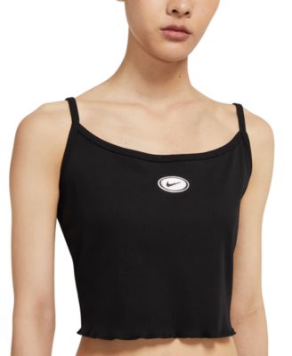 Nike - Ribbed Cropped Tank Top