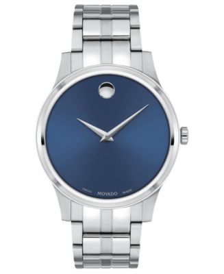 Movado stainless steel best sale