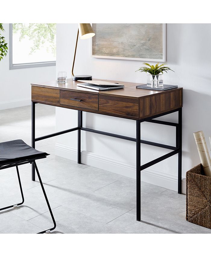 Walker Edison 42" Lift Top Storage Desk with Tablet Holder Macy's