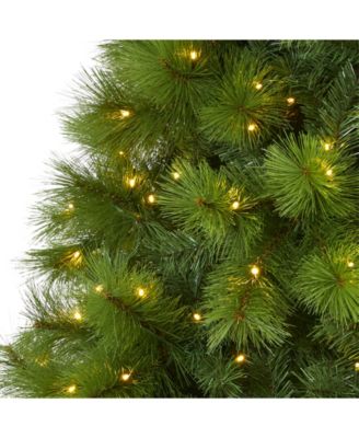 Scotch Pine Artificial Christmas Tree with 550 Clear LED Lights