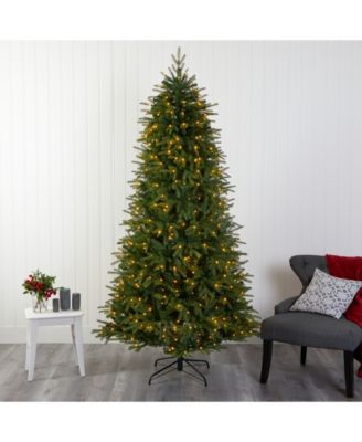 Vancouver Fir "Natural Look" Artificial Christmas Tree with 500 Clear LED Lights and 2542 Bendable Branches