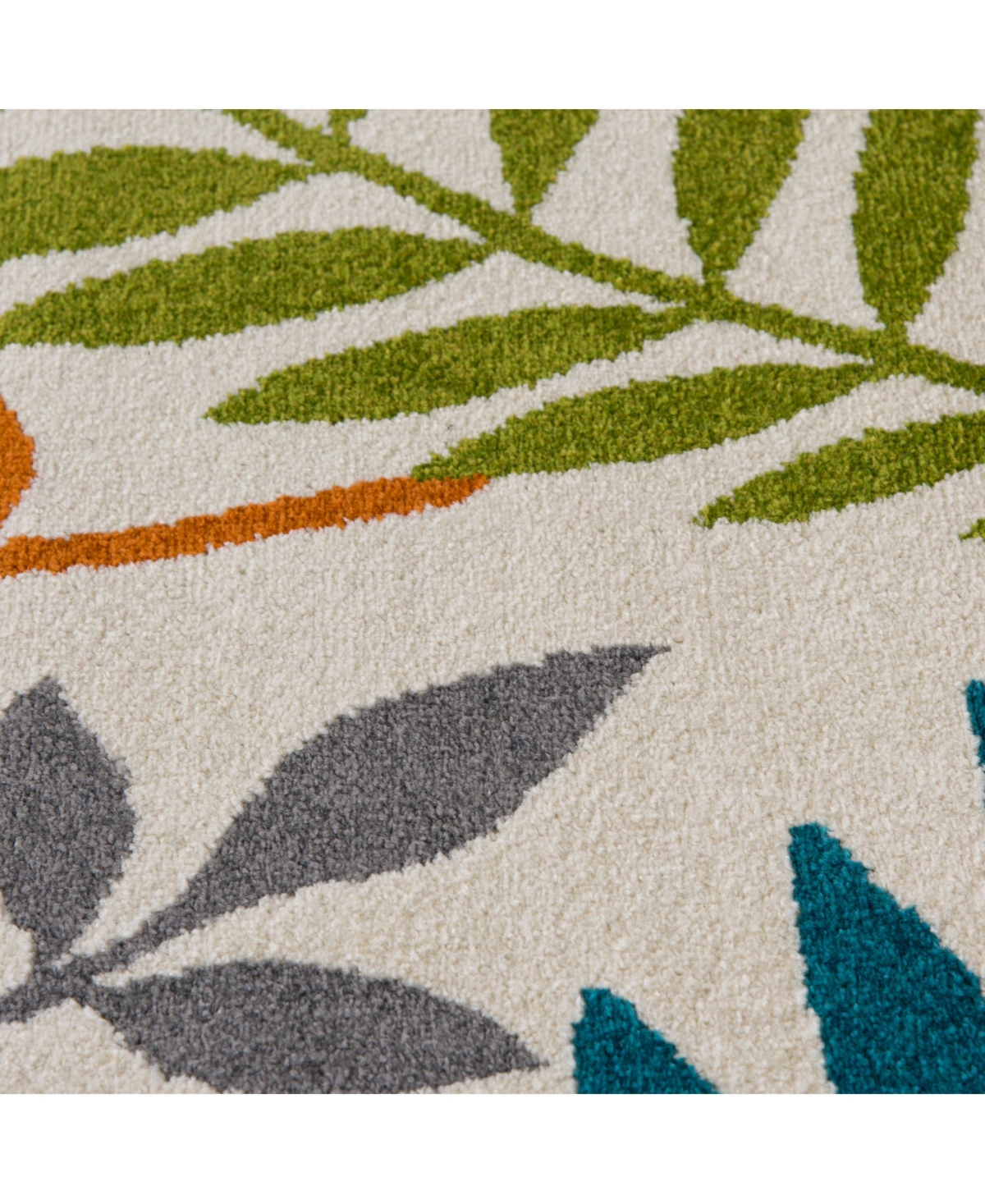 Closeout! Portland Textiles Tropicana Blythewood White 3'3 x 5' Outdoor Area Rug
