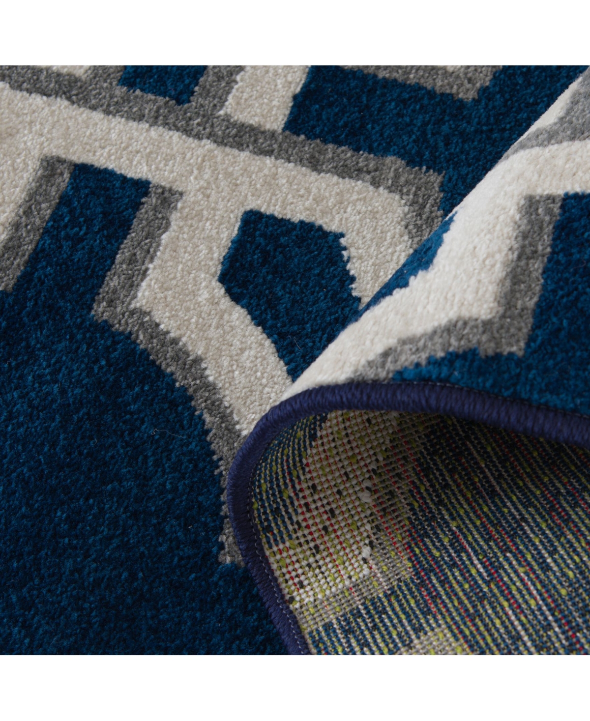 Portland Textiles Tropicana DolliverOutdoor Area Rug - Blue