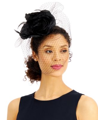 August Hats - Feather Flower Fascinator