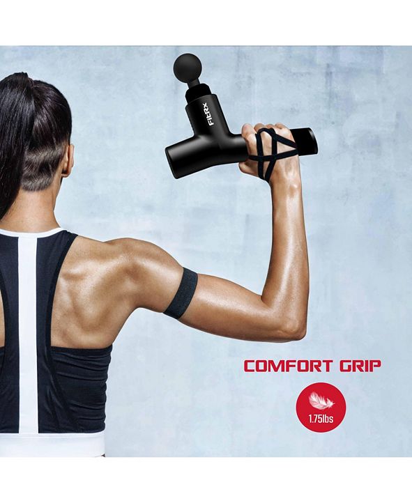 Tzumi FitRx Muscle Massage Gun Handheld Therapeutic Percussion