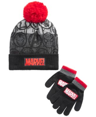 Boys 2-Pc. Marvel Hat & Gloves Set