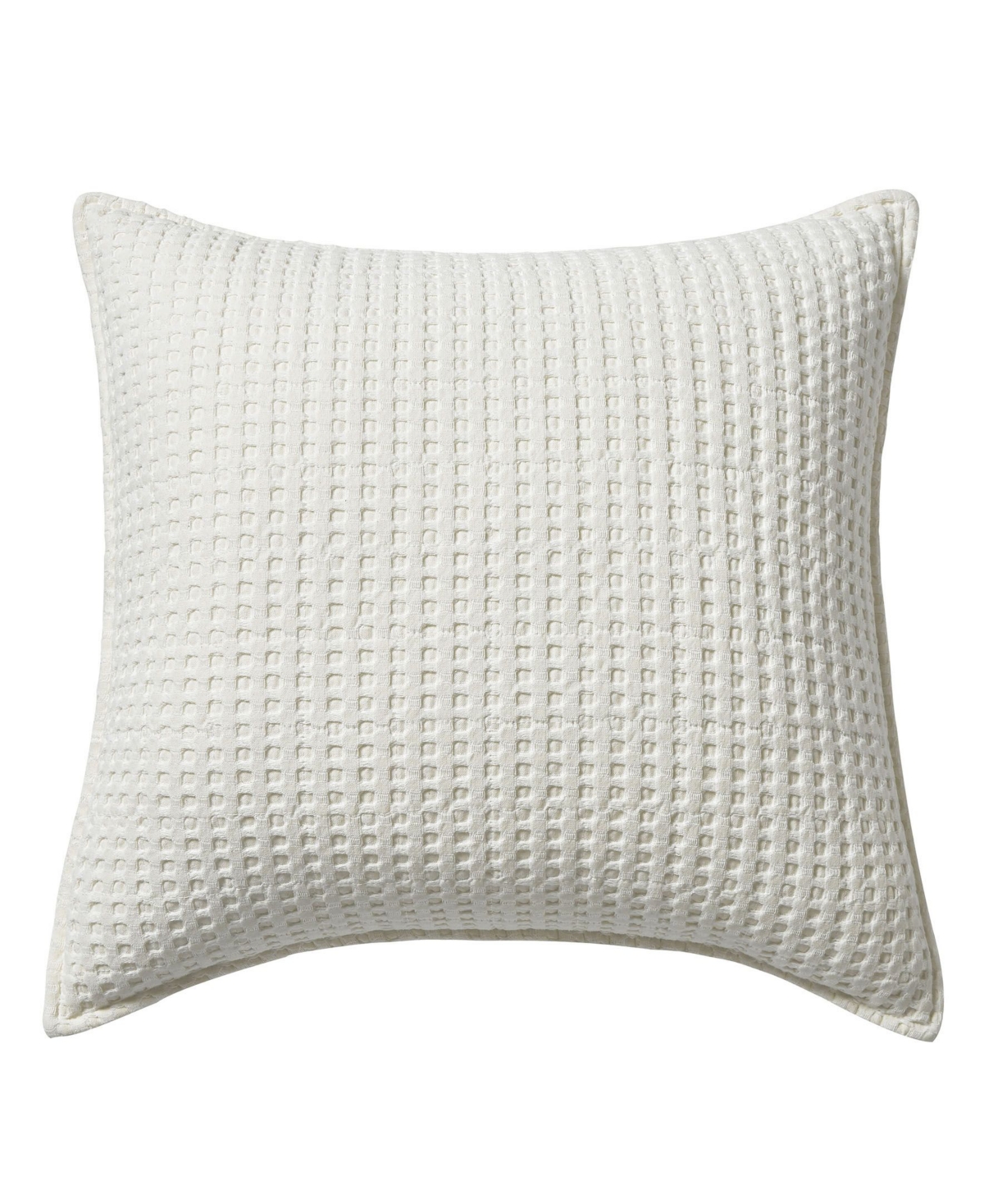 Levtex Mills Waffle Decorative Pillow, 20" X 20" In White