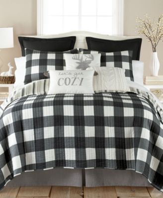 Levtex Camden Buffalo Check Reversible 3-Pc. Quilt Set, Full/Queen