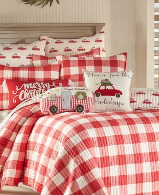 Christmas Road Trip Gingham Quilt Sets