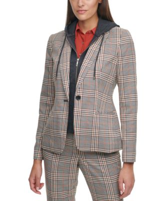 tommy hilfiger hooded blazer