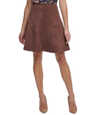 macy's suede skirt