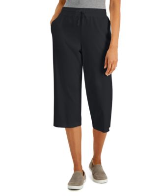 Karen Scott Knit Capri Pull on Pants, Created for Macy's & Reviews ...