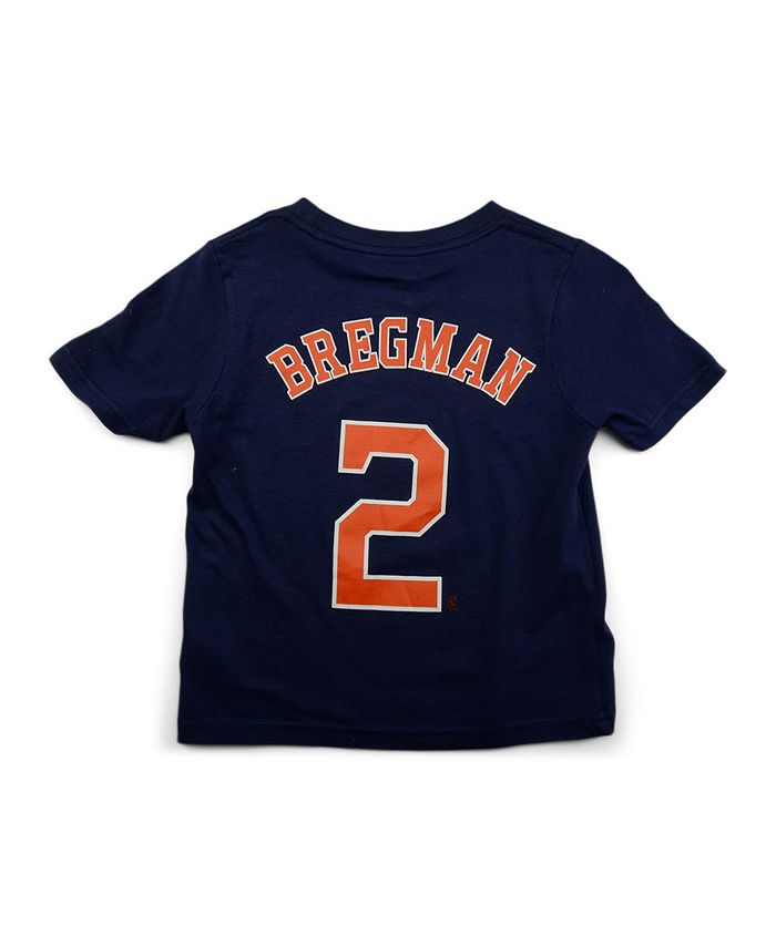 Nike Houston Astros Alex Bregman Toddler Name and Number Player T-Shirt -  Macy's