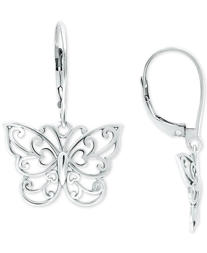 Macy's sale leverback earrings