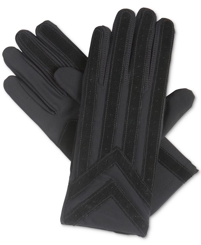 Isotoner Signature Men's Heritage SuedeTrimmed Gloves Macy's
