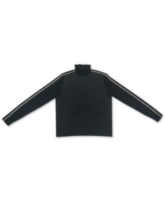 mens striped turtleneck sweater