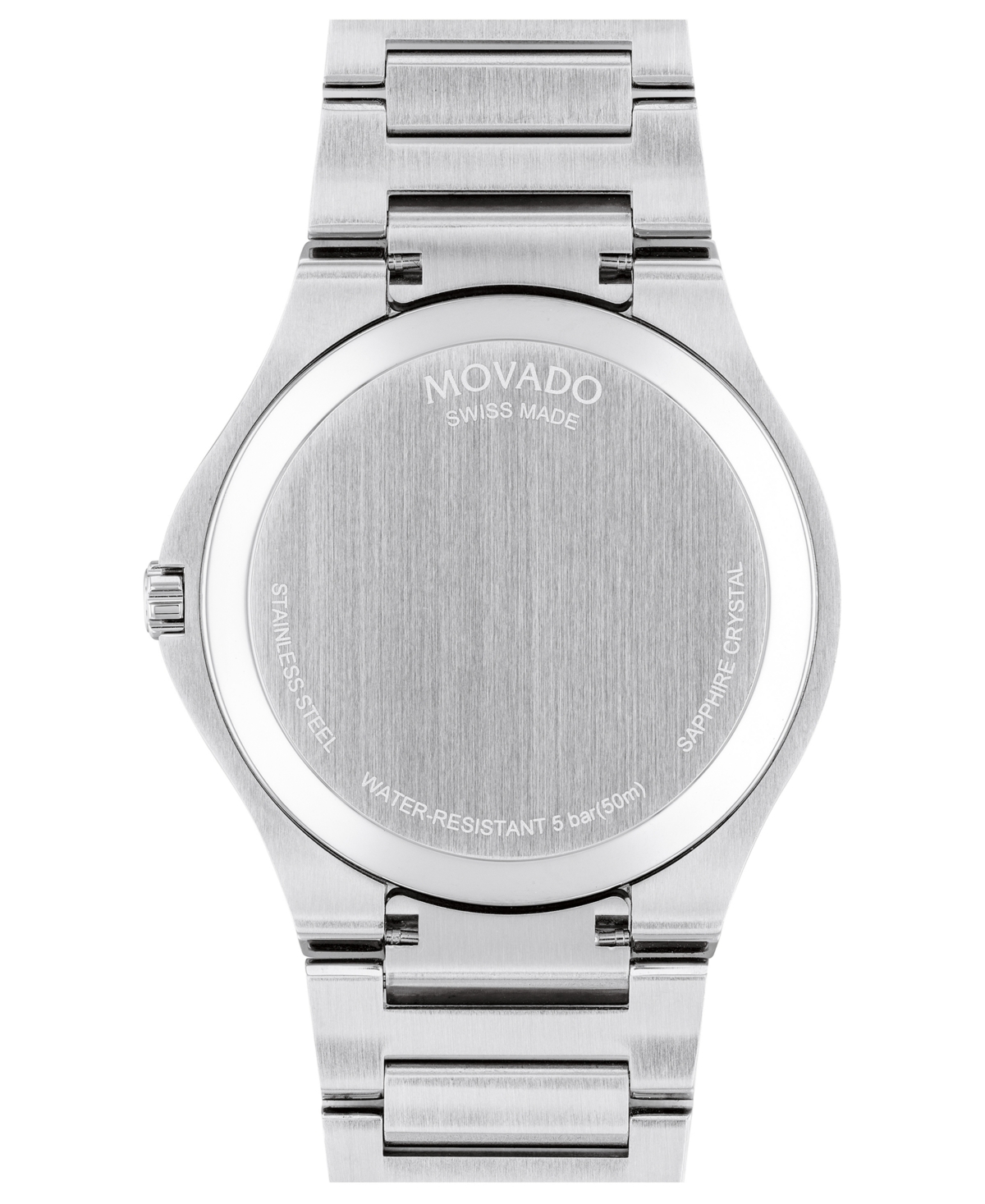 Shop Movado Men's Swiss Se Stainless Steel Bracelet Watch 41mm In Silver