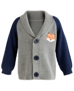 image of First Impressions Baby Boys Shawl-Collar Cardigan, Created for Macy-s