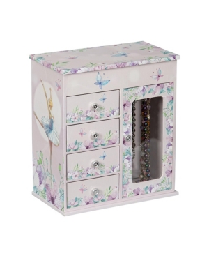 Mele & Co Mele Co. Liliana Girls Musical Ballerina Jewelry Box In Lilac