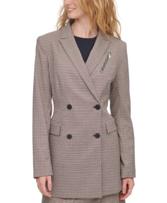 dkny double breasted blazer