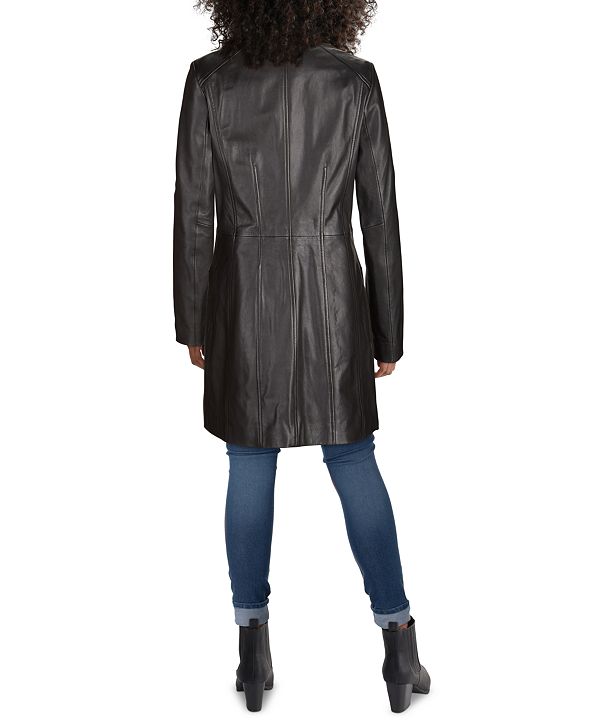 Cole Haan | Jackets & Coats | Nwt Cole Haan Wing Collar Leather Jacket