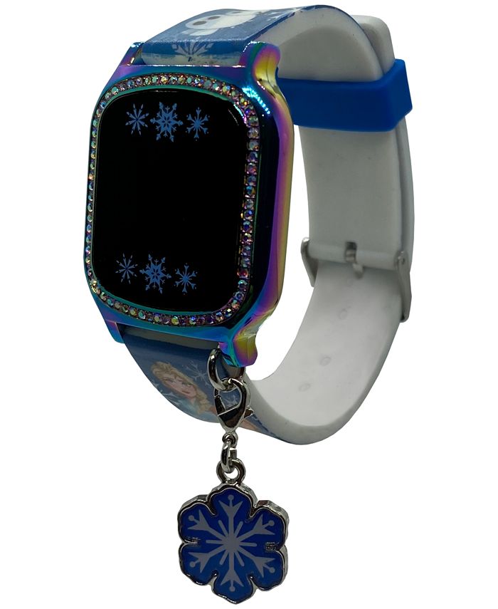 Accutime - Kid's Frozen 2 Blue Silicone Strap Touch Screen Watch 36x33mm