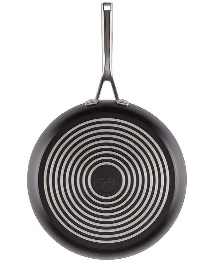 KitchenAid HardAnodized Induction Nonstick Frying Pan with Lid, 12.25