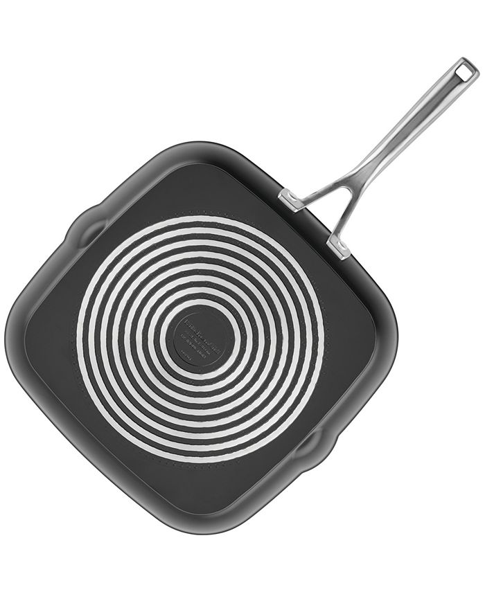 KitchenAid Hard Anodized Induction Nonstick Stovetop Grill Pan, 11.25