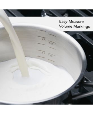 5-Ply Clad Stainless Steel 10 Piece Cookware Induction Pots and Pans Set