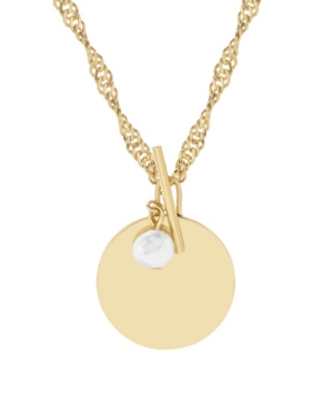 image of brook & york 14K Gold Plated Sophie Toggle Necklace