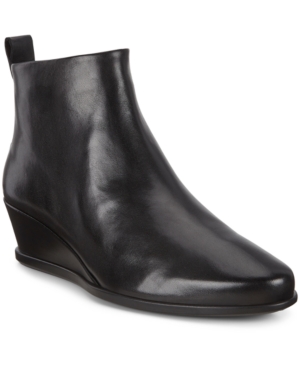 image of Ecco Women-s Shape 45 Wedge Ankle Booties Women-s Shoes