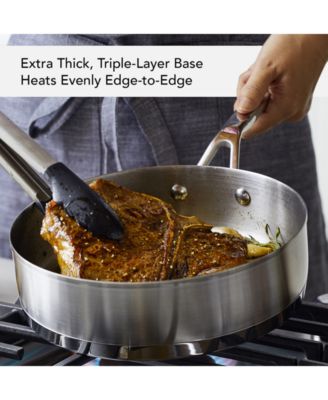 3-Ply Base Stainless Steel 11 Piece Cookware Induction Pots and Pans Set