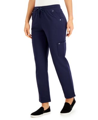 Karen Scott Plus Size Drawstring Cargo Pants, Created for Macy's