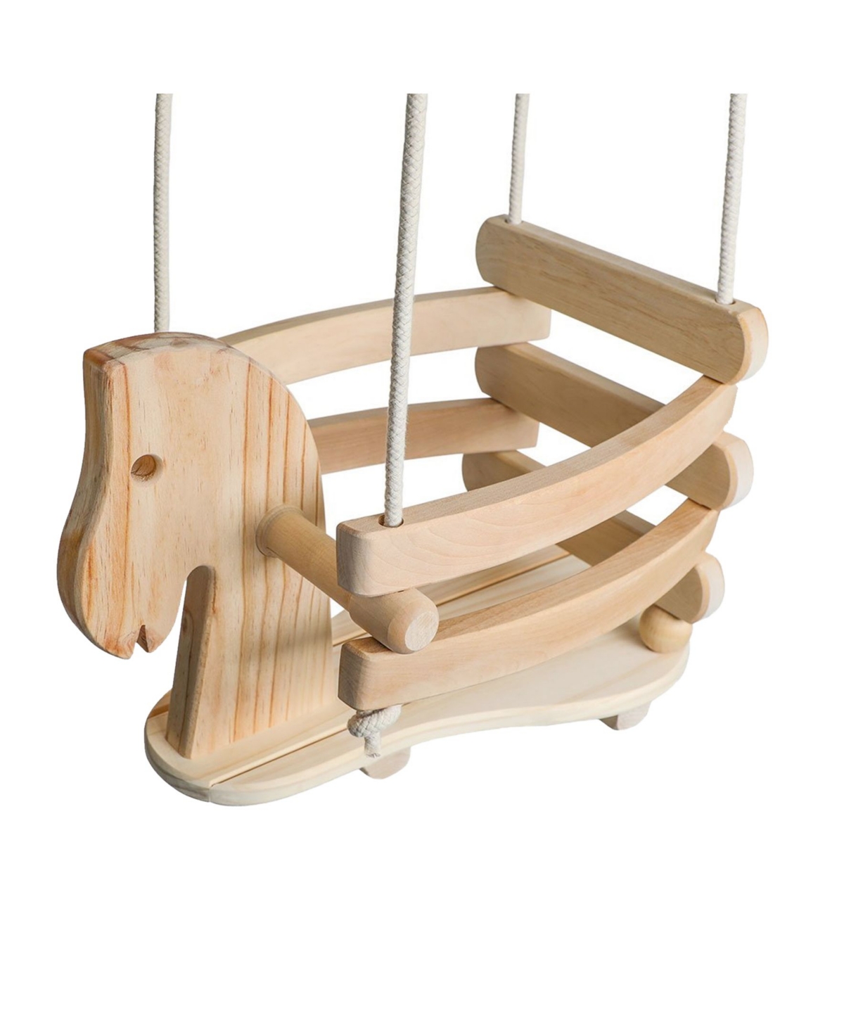 Homeware Horse Shaped Infant Swing In Natural