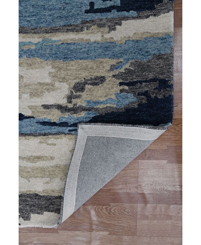 Amer Rugs Abstract ABS-4 Blue 2' x 3' Area Rug - Macy's