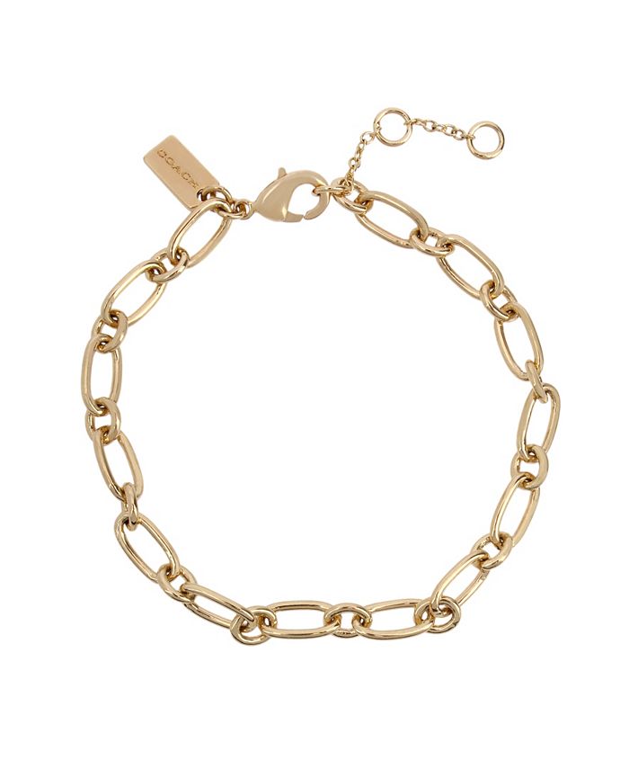 COACH Starter Chain Link Bracelet & Reviews - Bracelets - Jewelry & Watches  - Macy's
