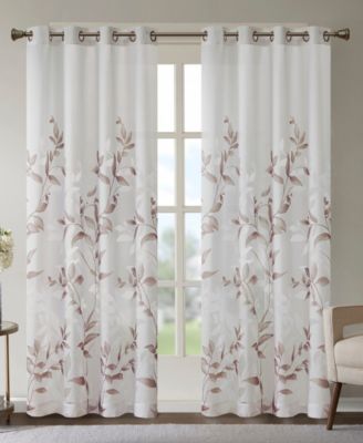 Cecily Floral Window Panels