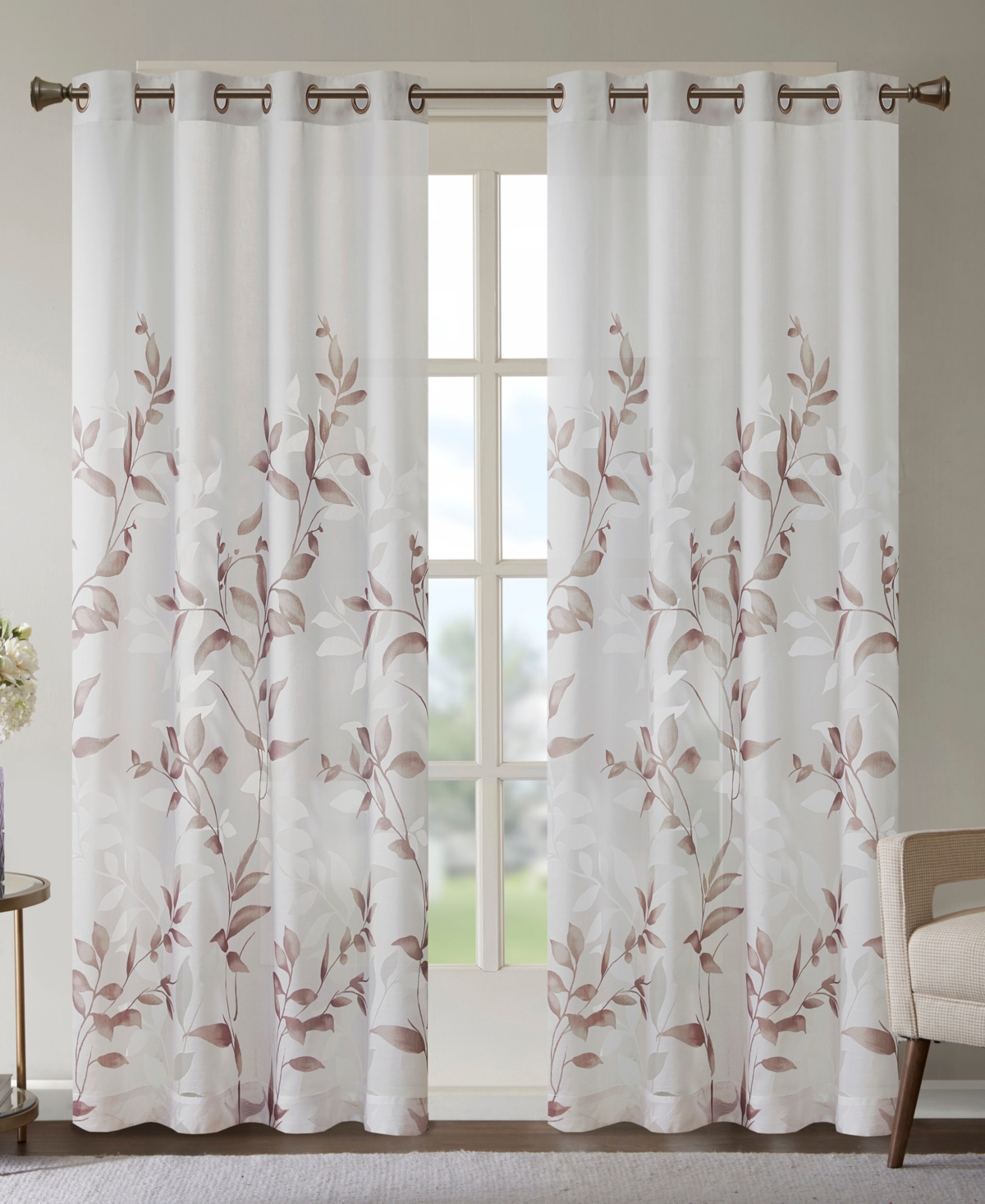 UPC 086569280305 product image for Madison Park Cecily Floral Window Panel, 50