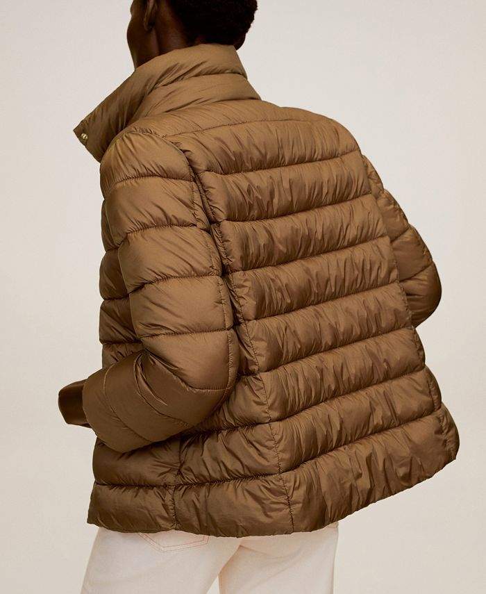 MANGO Quilted Jacket Macy's