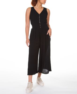 macy's black jumpsuit petite