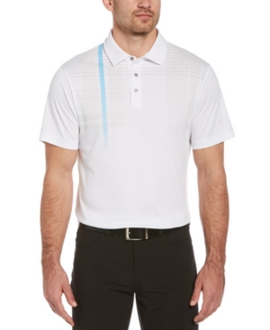 Pga Tour Men's Oversized Plaid Polo Shirt