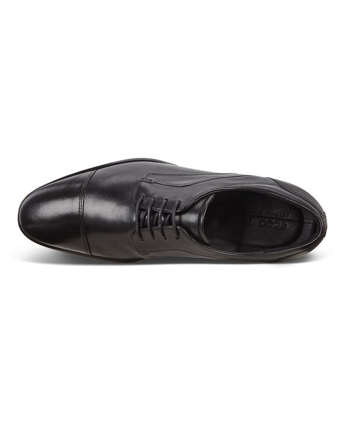 ecco men's citytray cap toe tie oxford