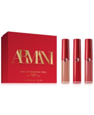 Giorgio Armani - 3-Pc. Lip Maestro Mini Liquid Lipstick Gift Set