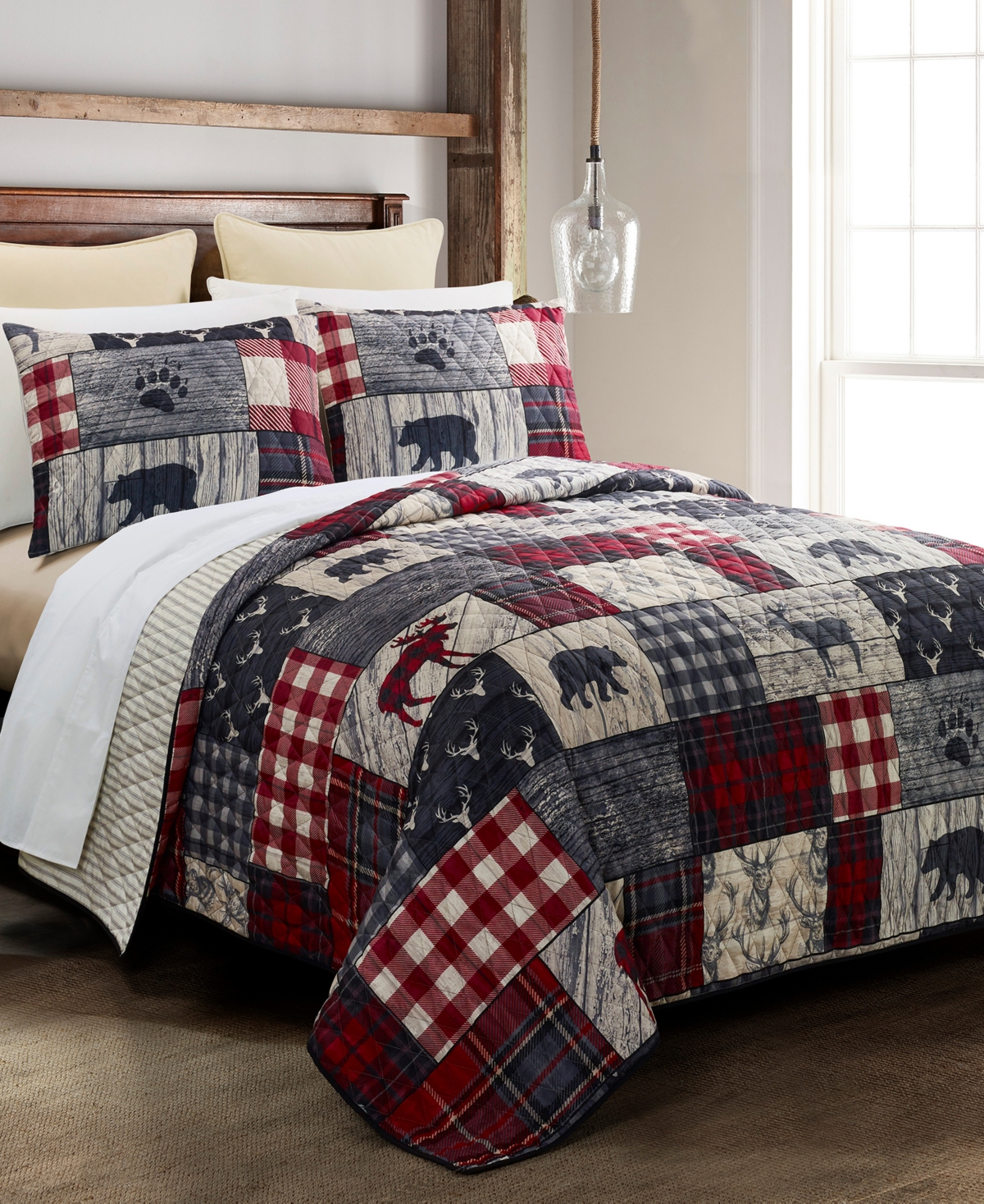 American Heritage Textiles Timber Quilt 2 Piece Set, Twin