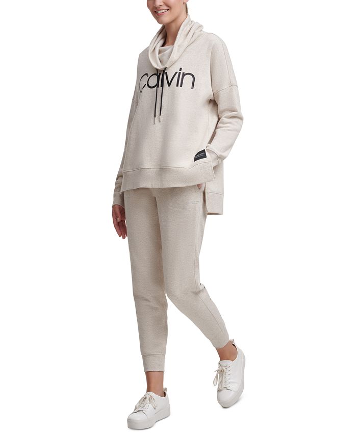 Calvin Klein Logo Sweatshirt & Joggers Set & Reviews - Women - Macy's